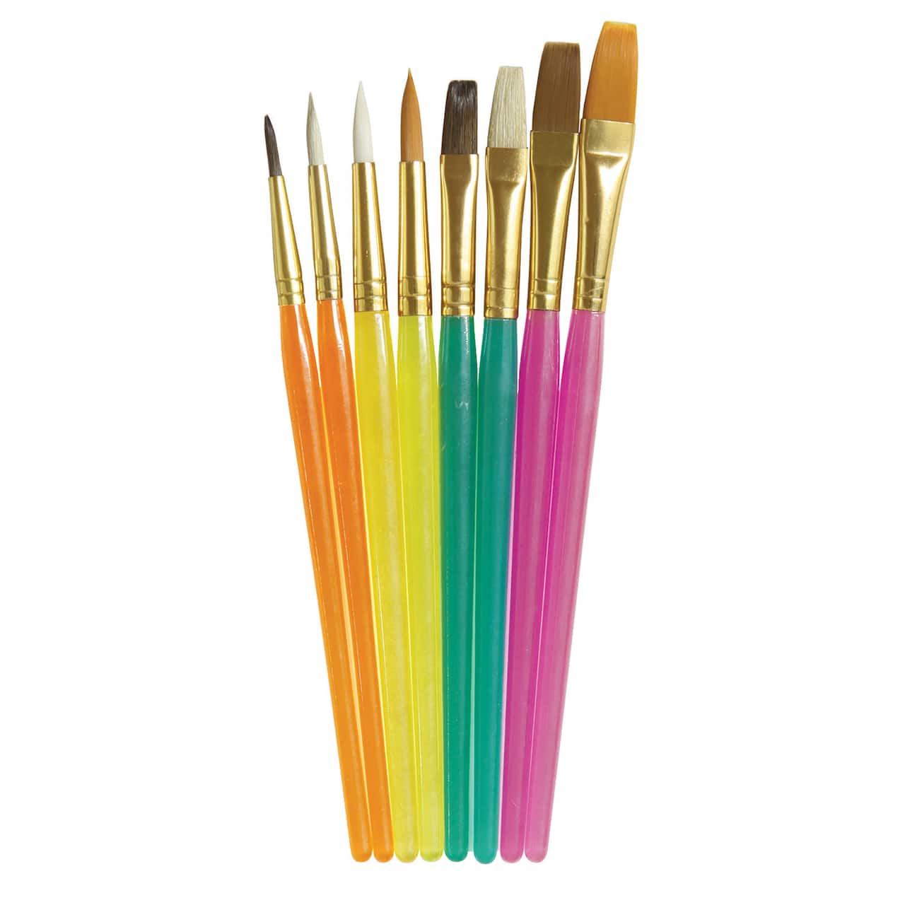 Creativity Street® Acrylic Paintbrushes, 6 Packs of 8